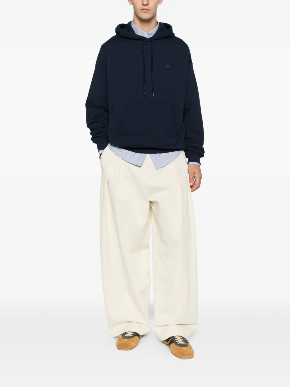 Lacoste logo-patch drawstring hoodie | Hoodies | Image 2