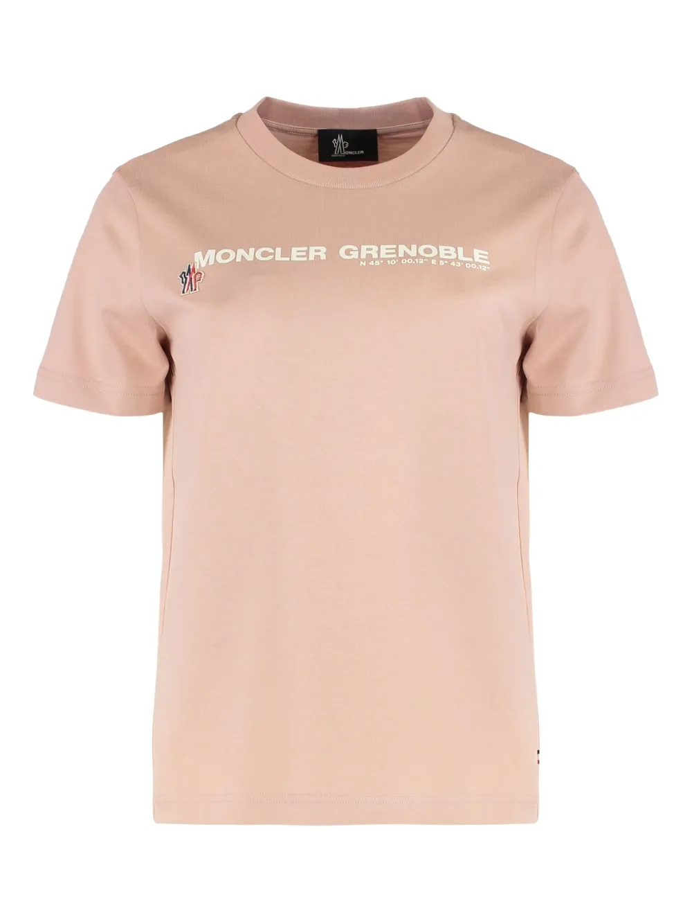 Moncler Grenoble crew-neck logo-print T-shirt - ピンク Moncler Grenoble crew-neck logo-print T-shirt - ピンク