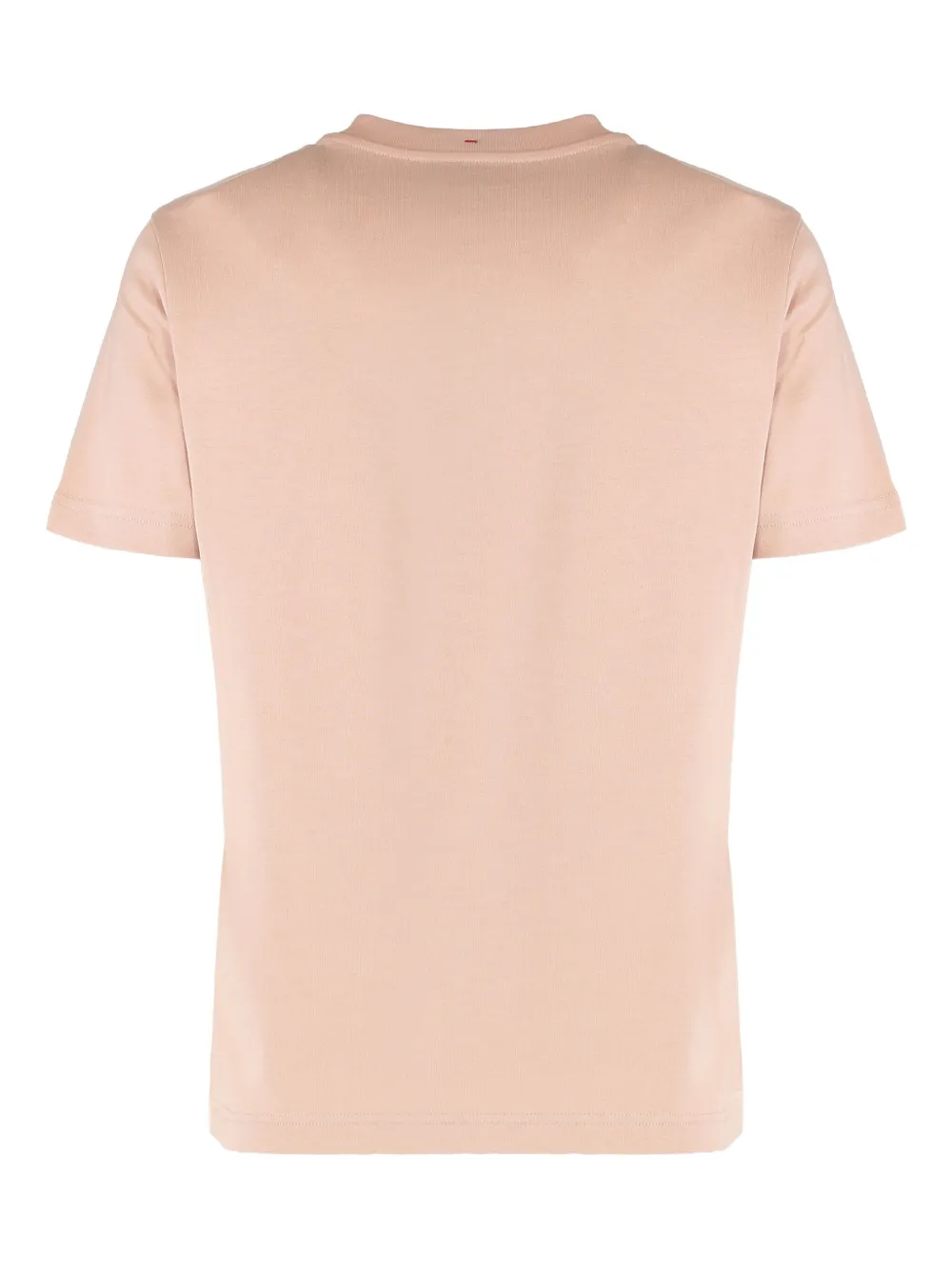 Moncler Crew-neck Logo-print T-shirt In Pink