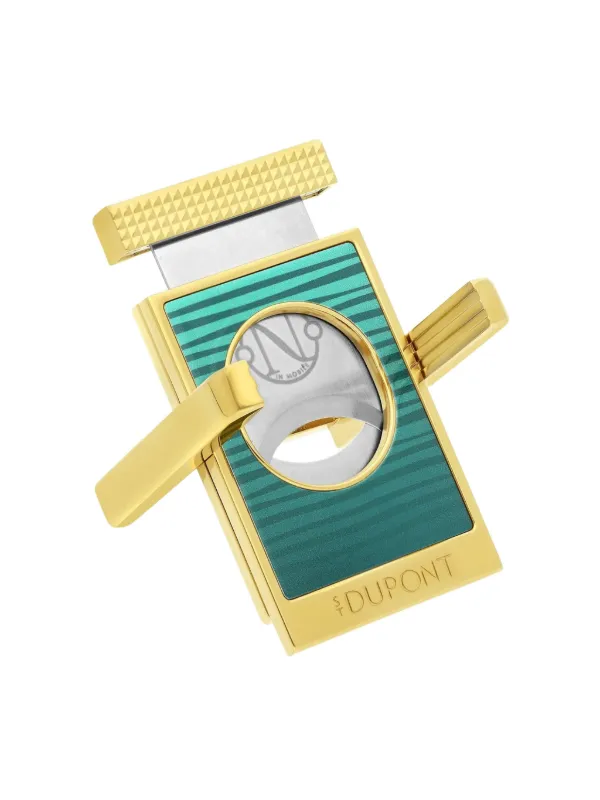 S.T. Dupont Cortador De Charuto Com Suporte e Detalhe De Logo