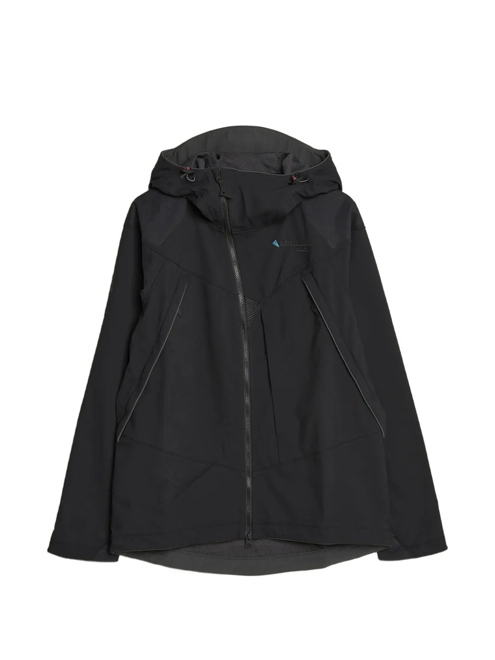 Klättermusen Jolner asymmetric-zip hooded ski jacket - Nero