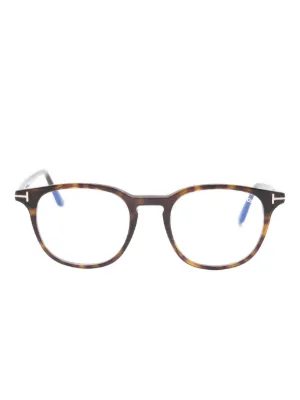 TOM FORD Eyewear トータスシェル ナビゲーターフレーム サングラス