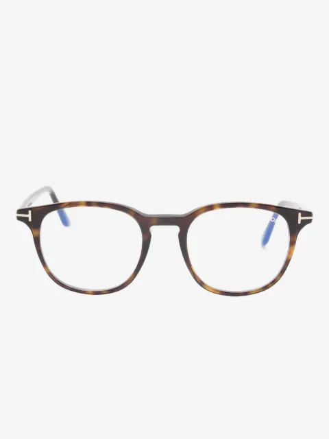 TOM FORD Eyewear 블록 기하학 프레임 안경