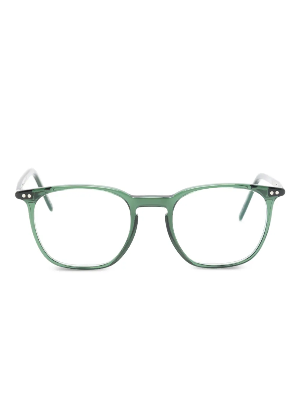 Lunor round-frame glasses | Green | Image 1
