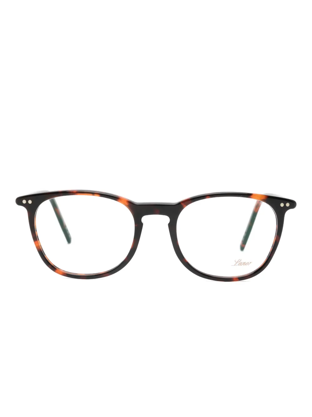 Lunor A5 234 round-frame glasses | Brown | Image 1