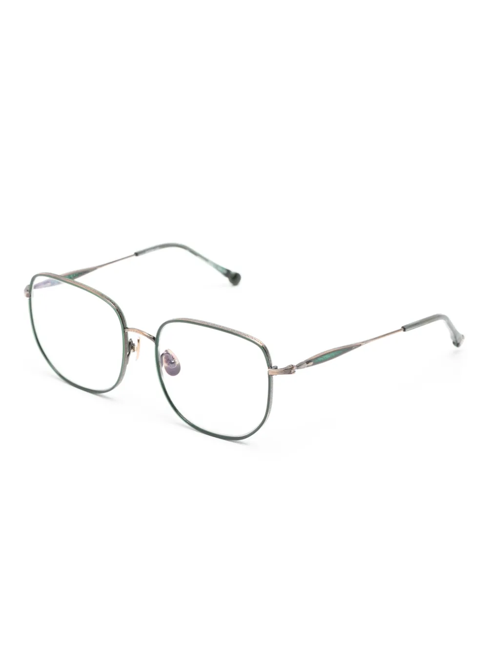 Matsuda rectangle glasses | Green | Image 1