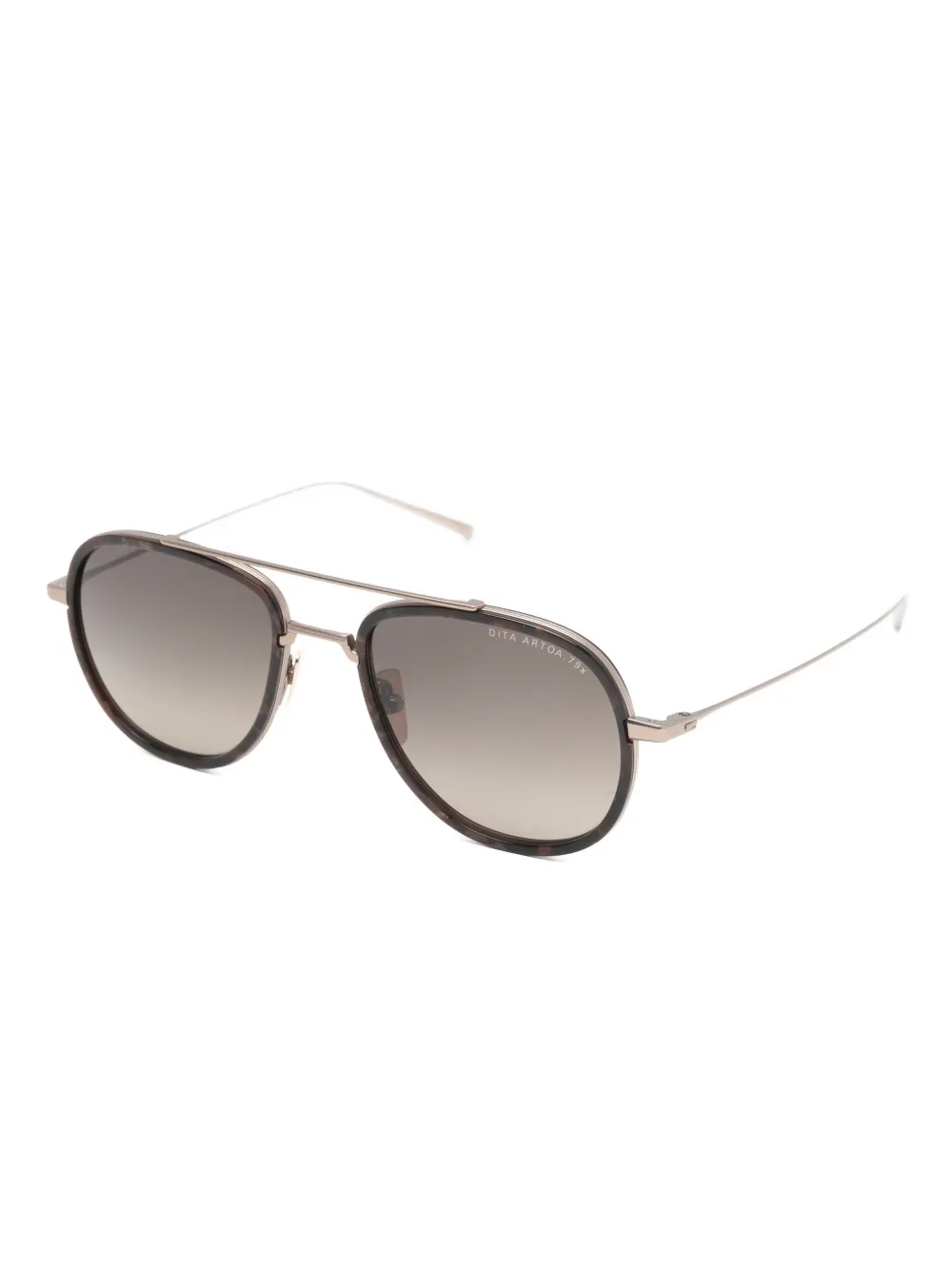 Dita Eyewear Arto.A79X zonnebril met rond montuur - Bruin