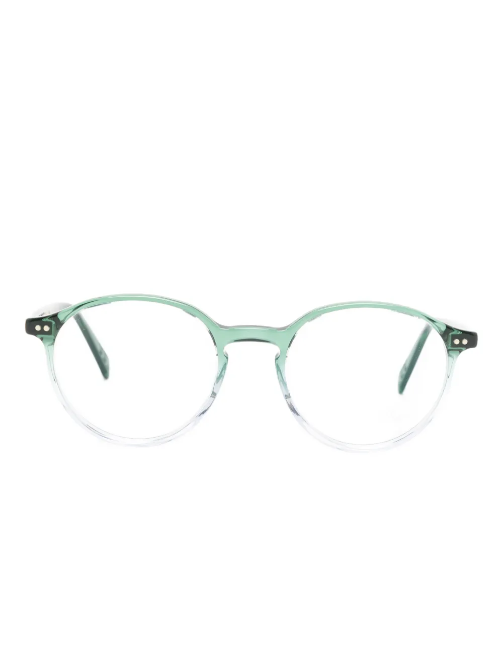 Lunor round-frame glasses | Green | Image 1