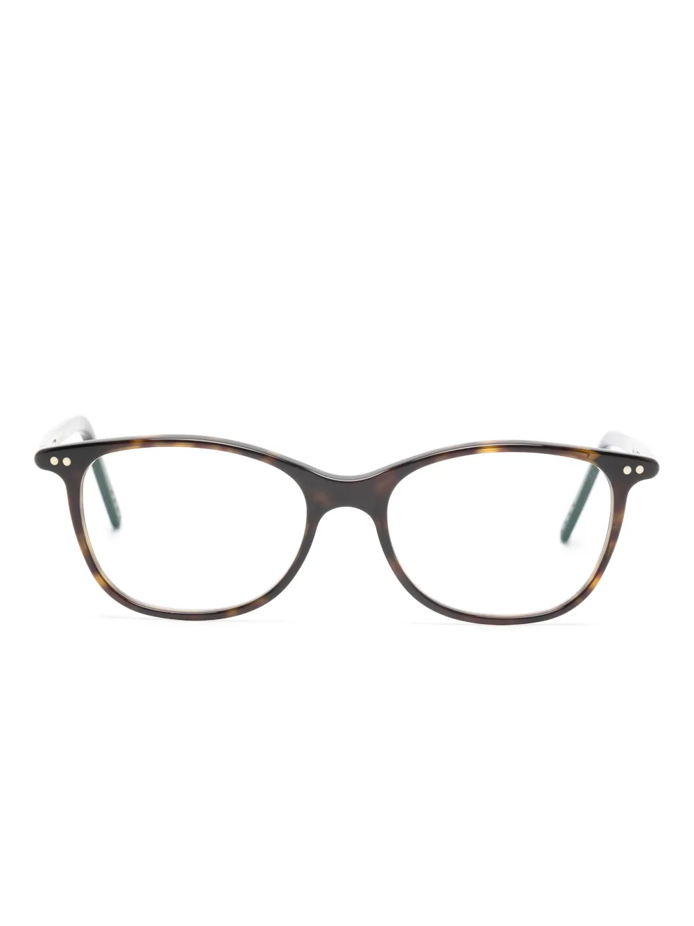 Lunor lunettes de vue à monture géométrique | marron | Image 1