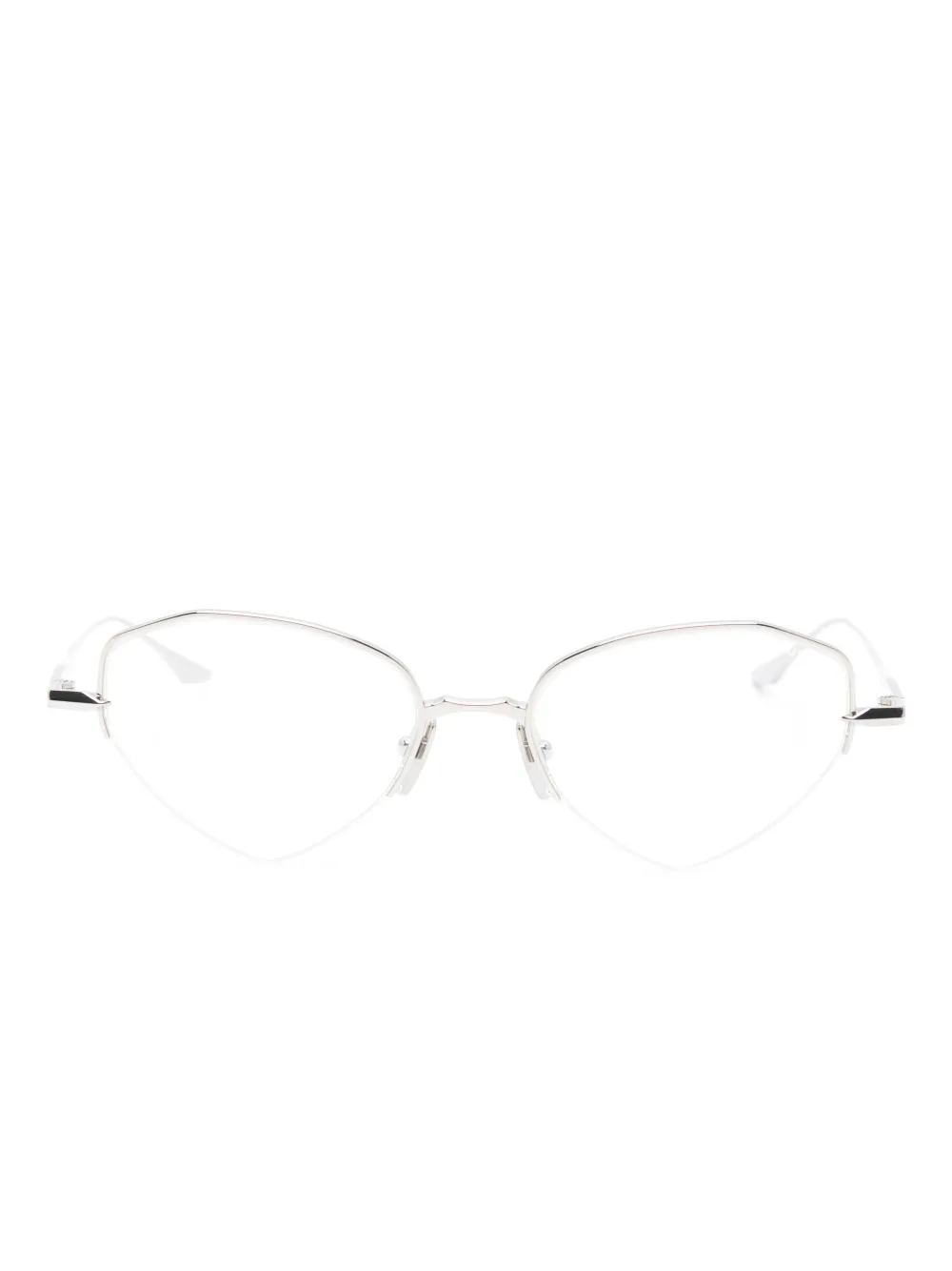 Dita Eyewear Occhiali Lunari con montatura parziale - Argento