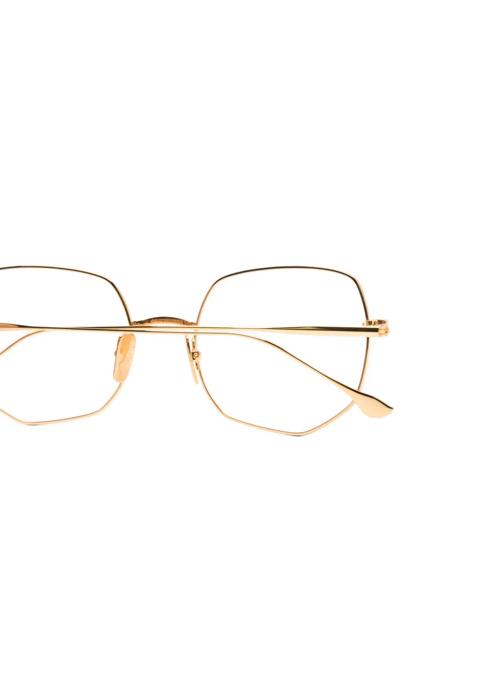 Dita Eyewear Marea bril met geometrisch montuur Goud