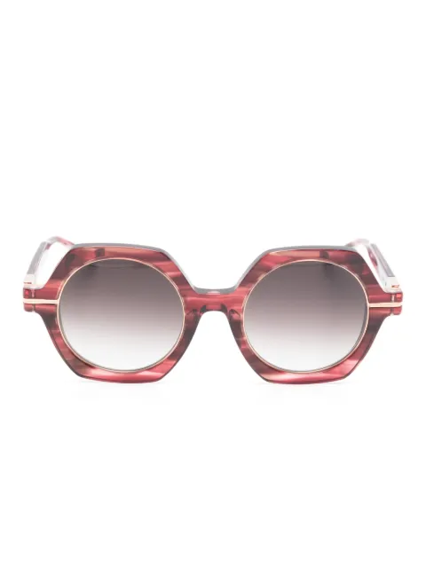Matsuda geometric-frame sunglasses
