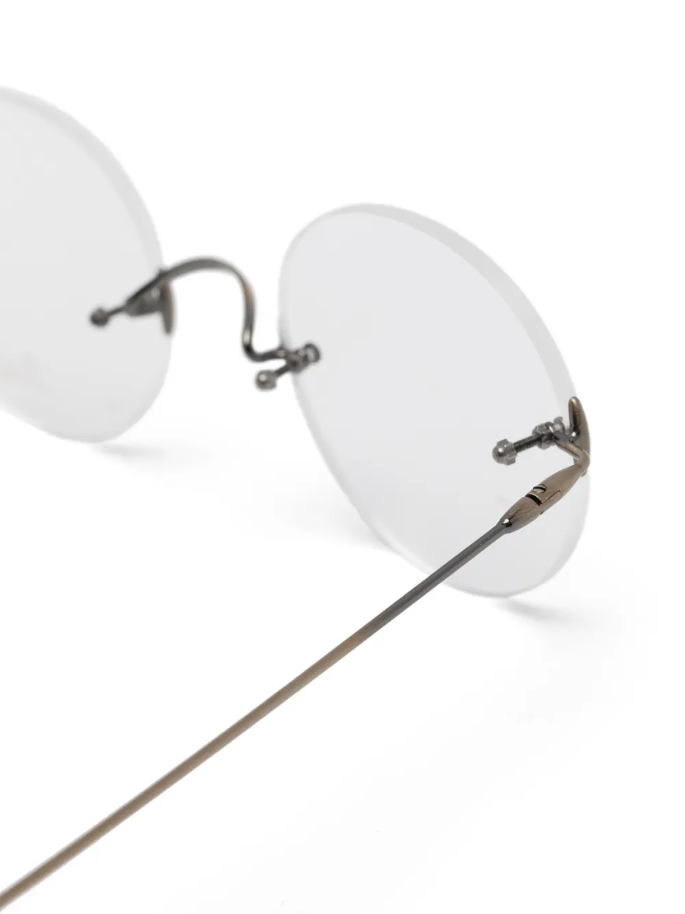  Lunor Modern Panto Glasses - Gold 