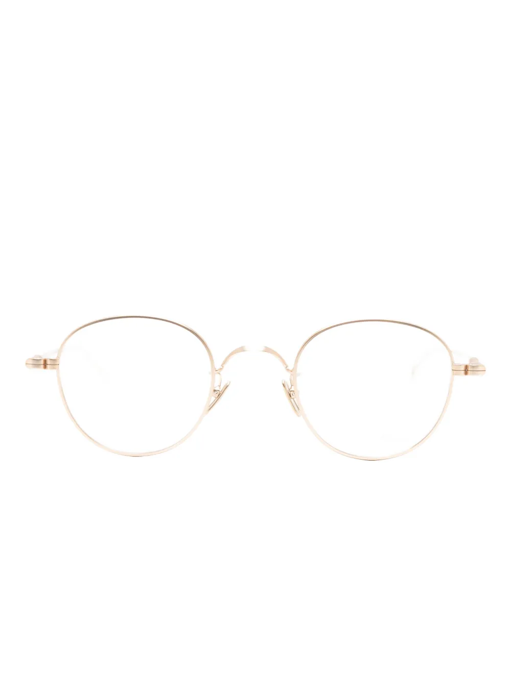Lunor M506 round-frame glasses | Gold | Image 1