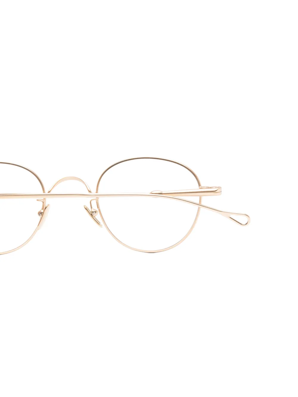  Lunor M506 Round-frame Glasses - Gold 