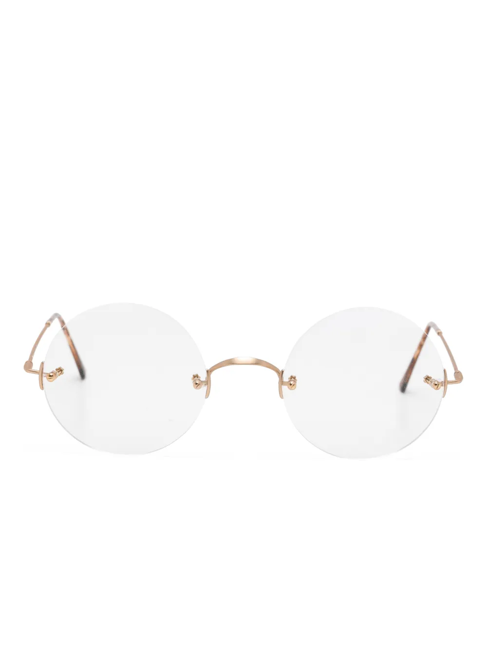 Lunor  lunettes de vue Classic Round M à design sans monture | or | Image 1