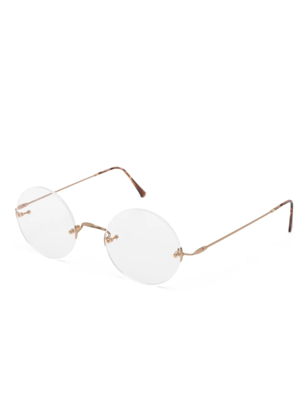Lunor  lunettes de vue Classic Round M à design sans monture | Homme | Image 2