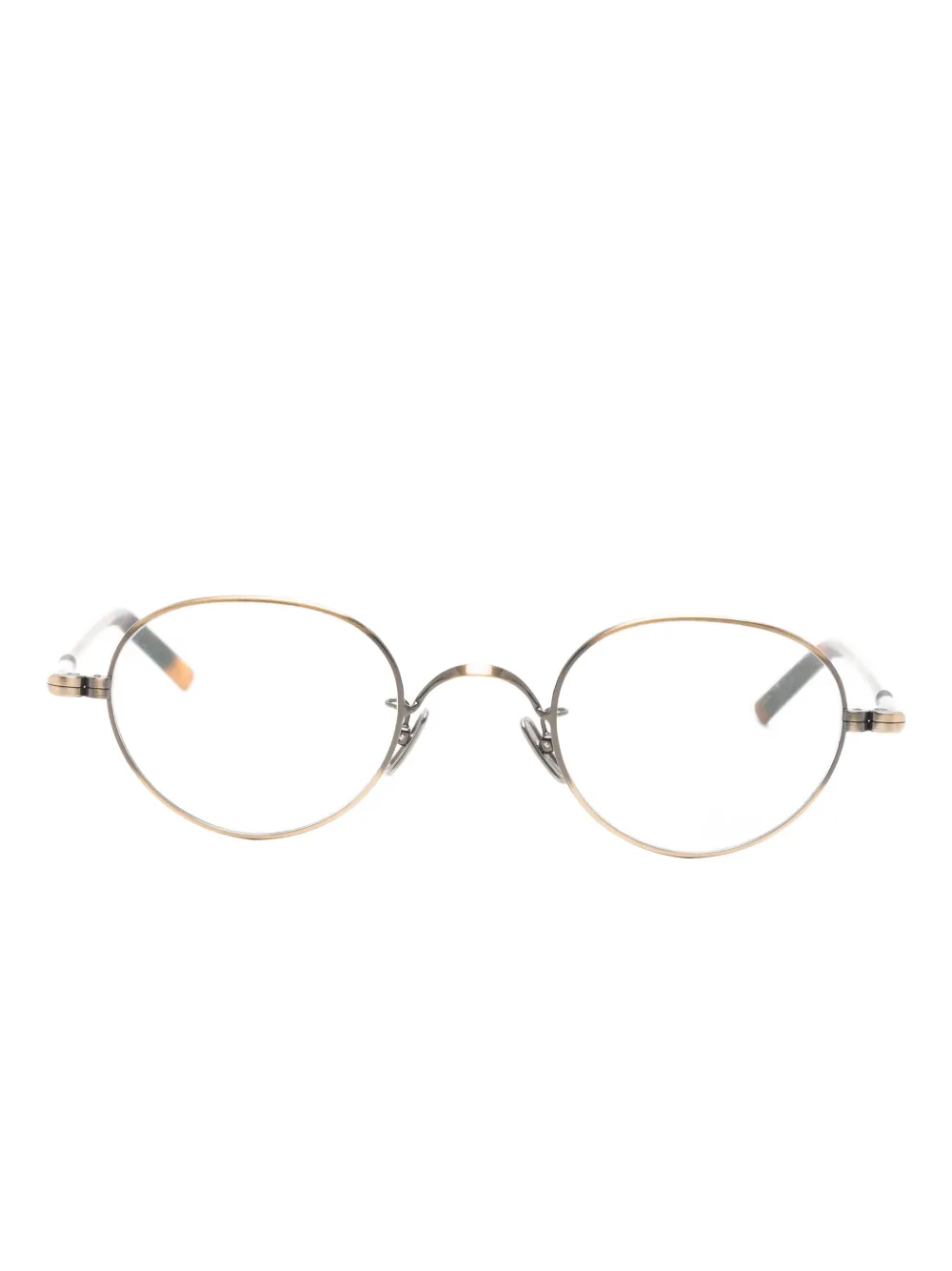 Lunor M602 round-frame glasses | Gold | Image 1