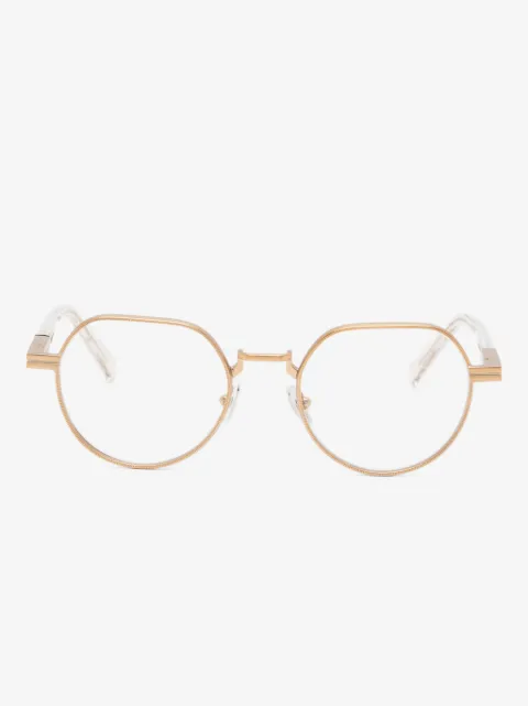 Zegna round-frame glasses 
