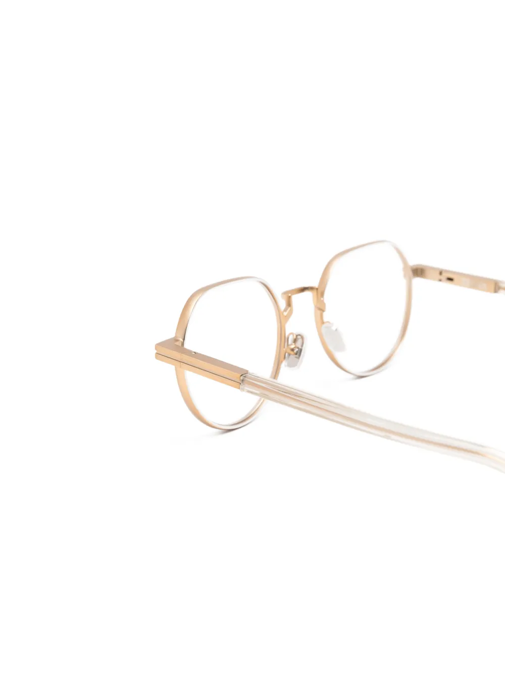  Zegna Round-frame Glasses - Brown 