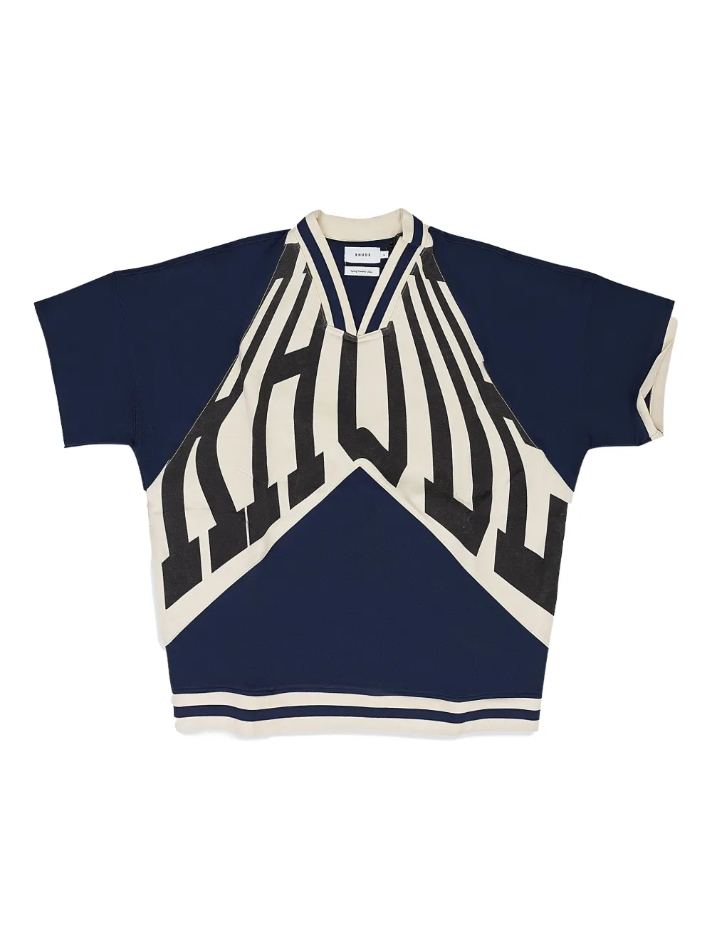 RHUDE playera con logo estampado | azul | Image 1