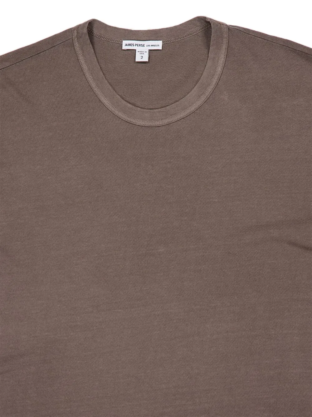 James Perse T-shirt met ronde hals Bruin