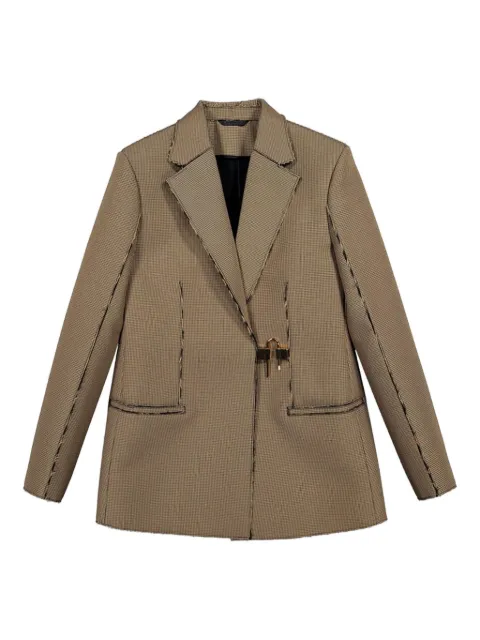 Givenchy blazer con cierre en U