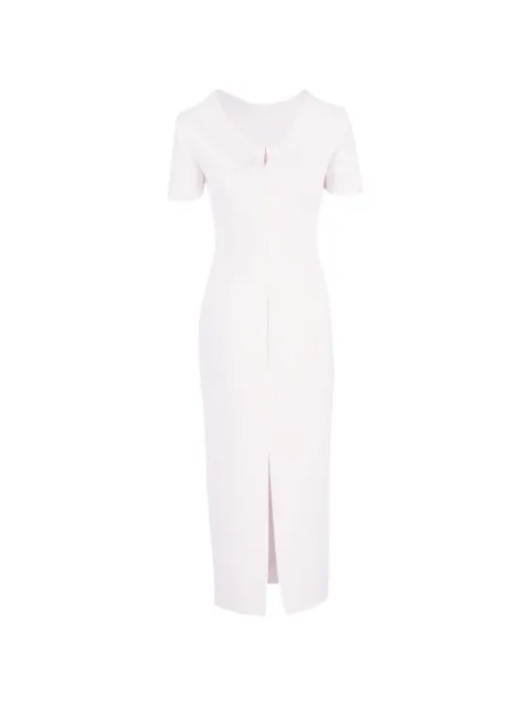 Roland Mouret crepe midi dress