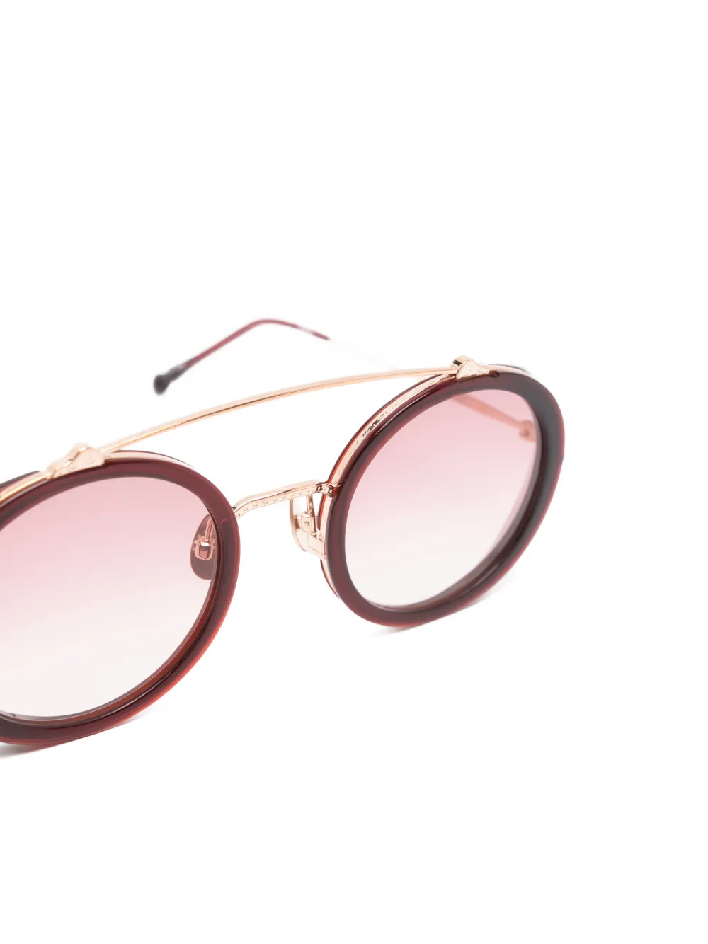 Matsuda Round-frame Sunglasses In Red