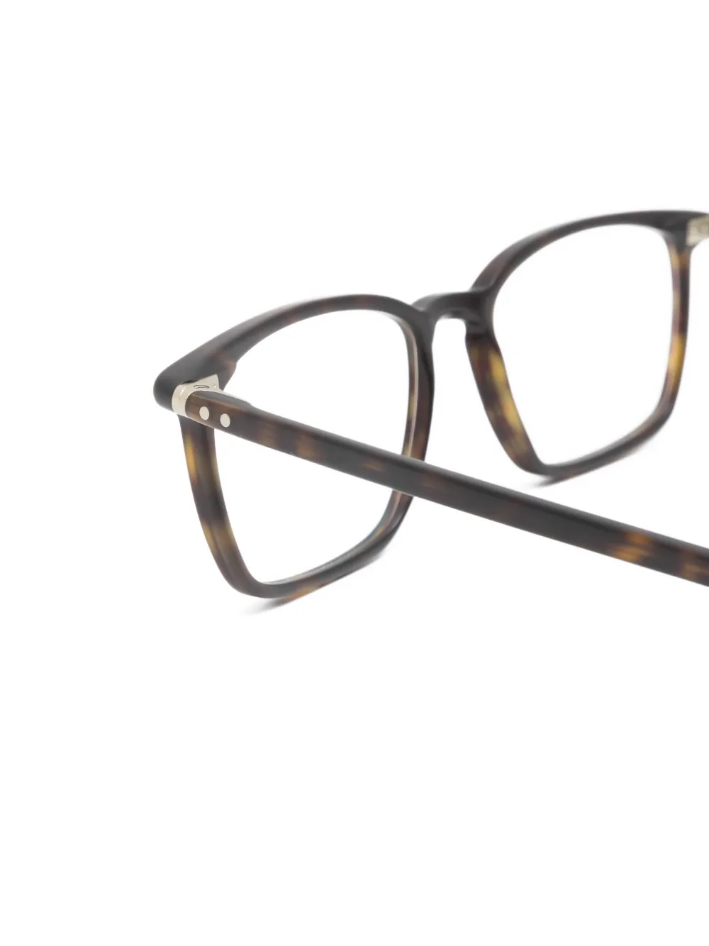  Lunor Square Frame Glasses - Brown 