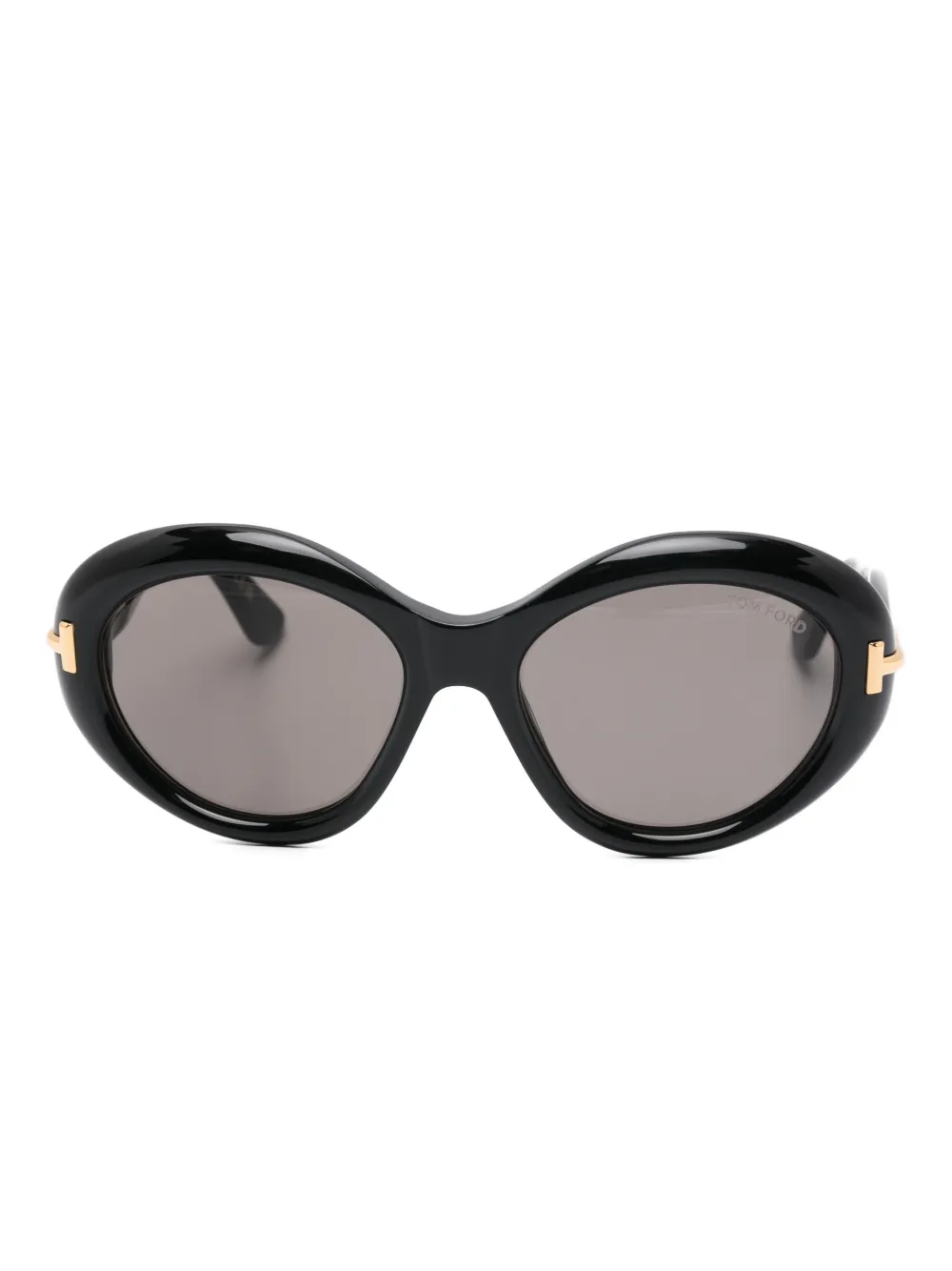 TOM FORD Eyewear Occhiali da sole Icon ovali - Nero