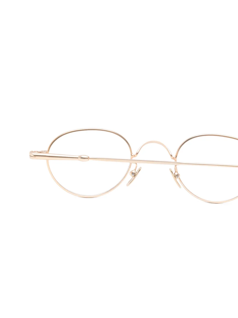  Lunor Round-frame Glasses - Gold 