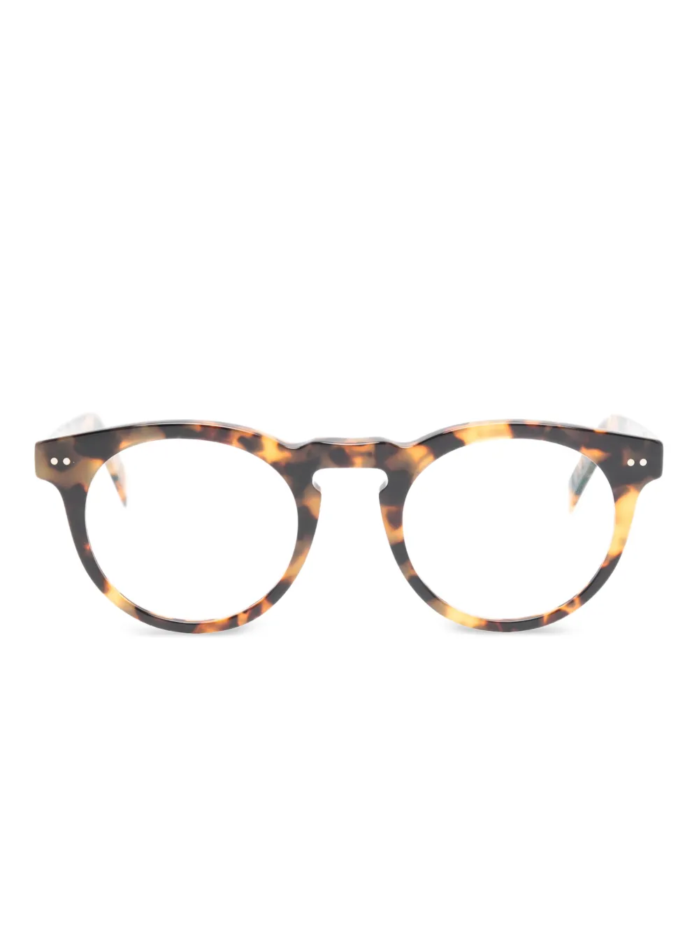 Lunor round-frame glasses | Brown | Image 1