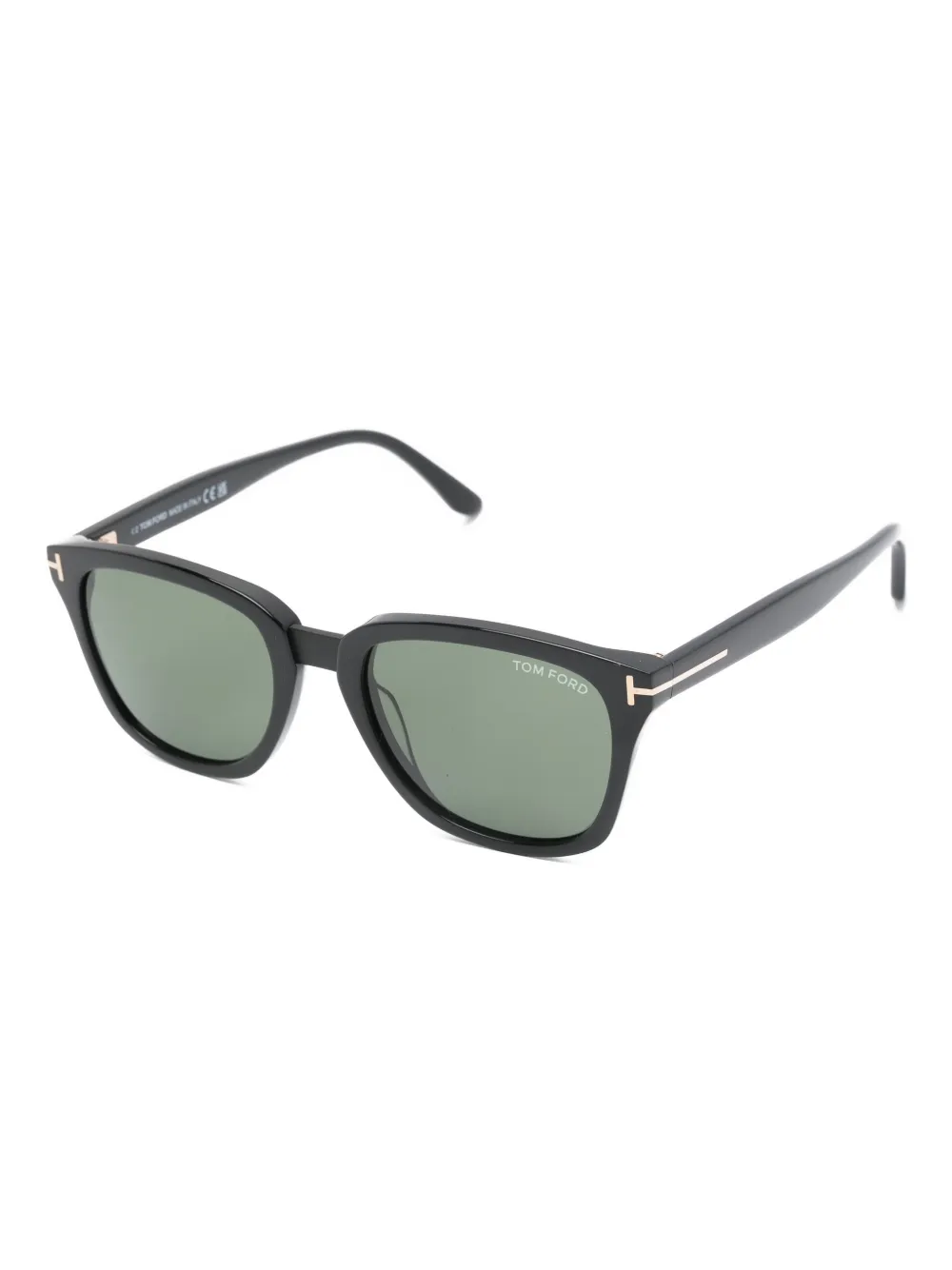 TOM FORD Eyewear Graydon zonnebril met geometrisch montuur - Zwart