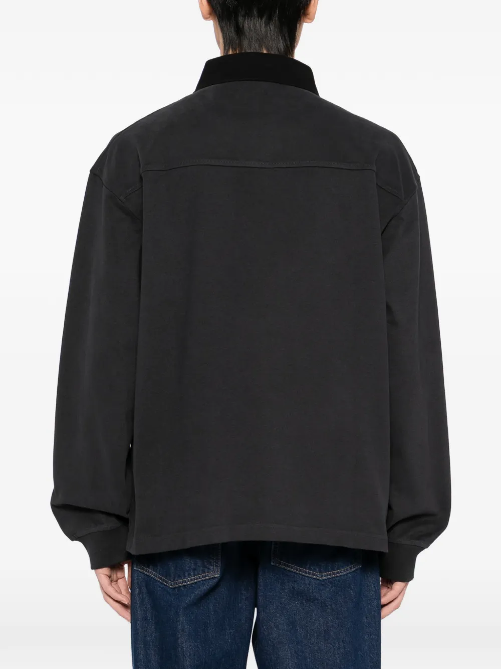 AGOLDE Marus rugby sweater - Zwart