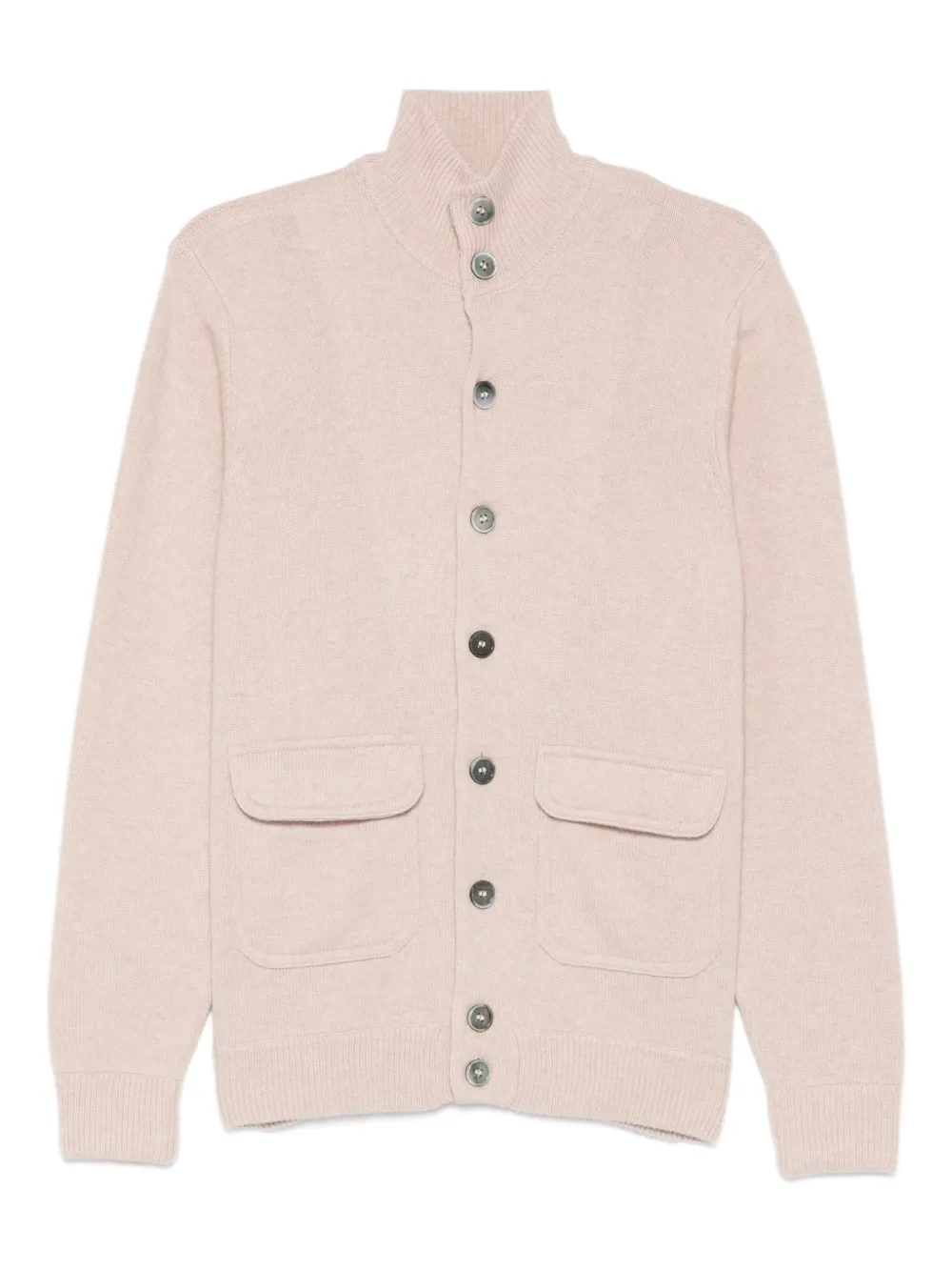 Della Ciana flap-pocket buttoned cardigan - Toni neutri