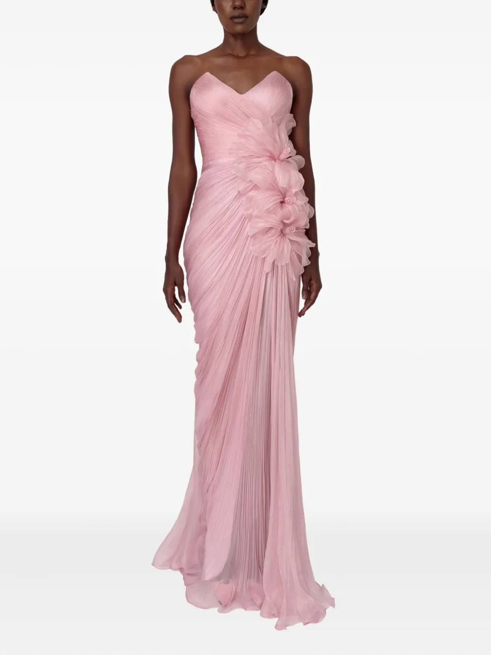 Iris Serban Rafael floral maxi dress - ピンク Iris Serban Rafael floral maxi dress - ピンク