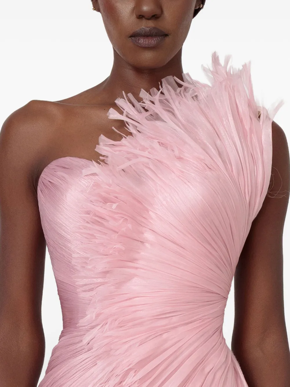 Iris Serban Winnona One-shoulder Maxi Dress In Pink