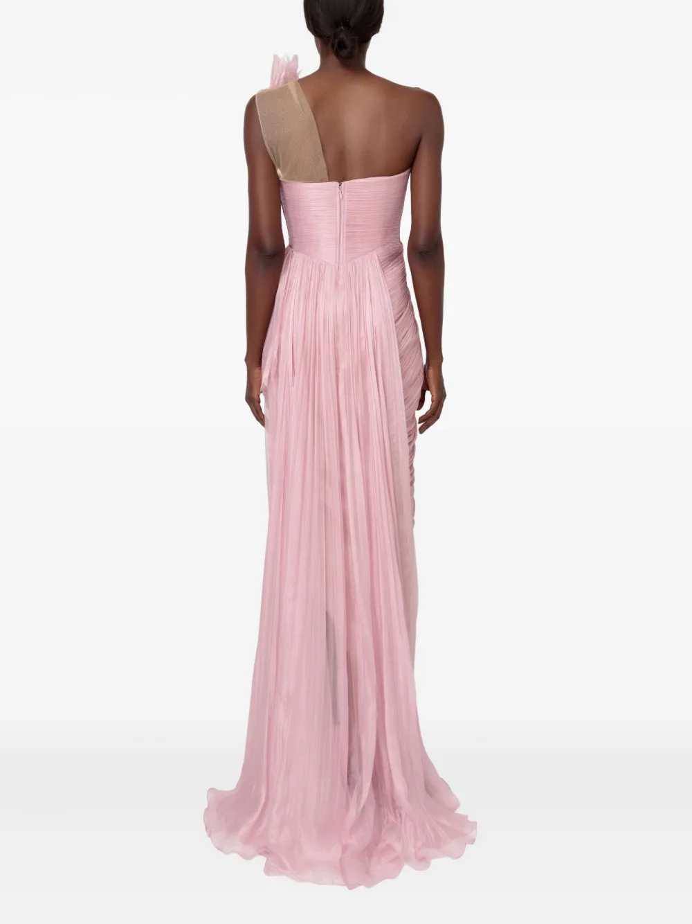 Iris Serban Winnona One-shoulder Maxi Dress In Pink