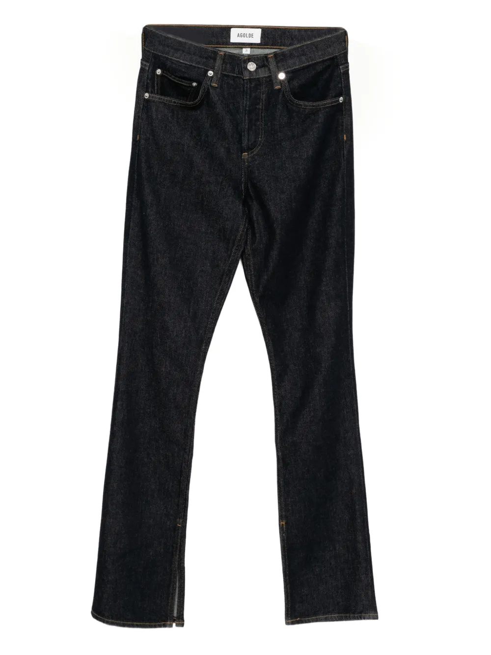 AGOLDE Ingram-split jeans - Blu