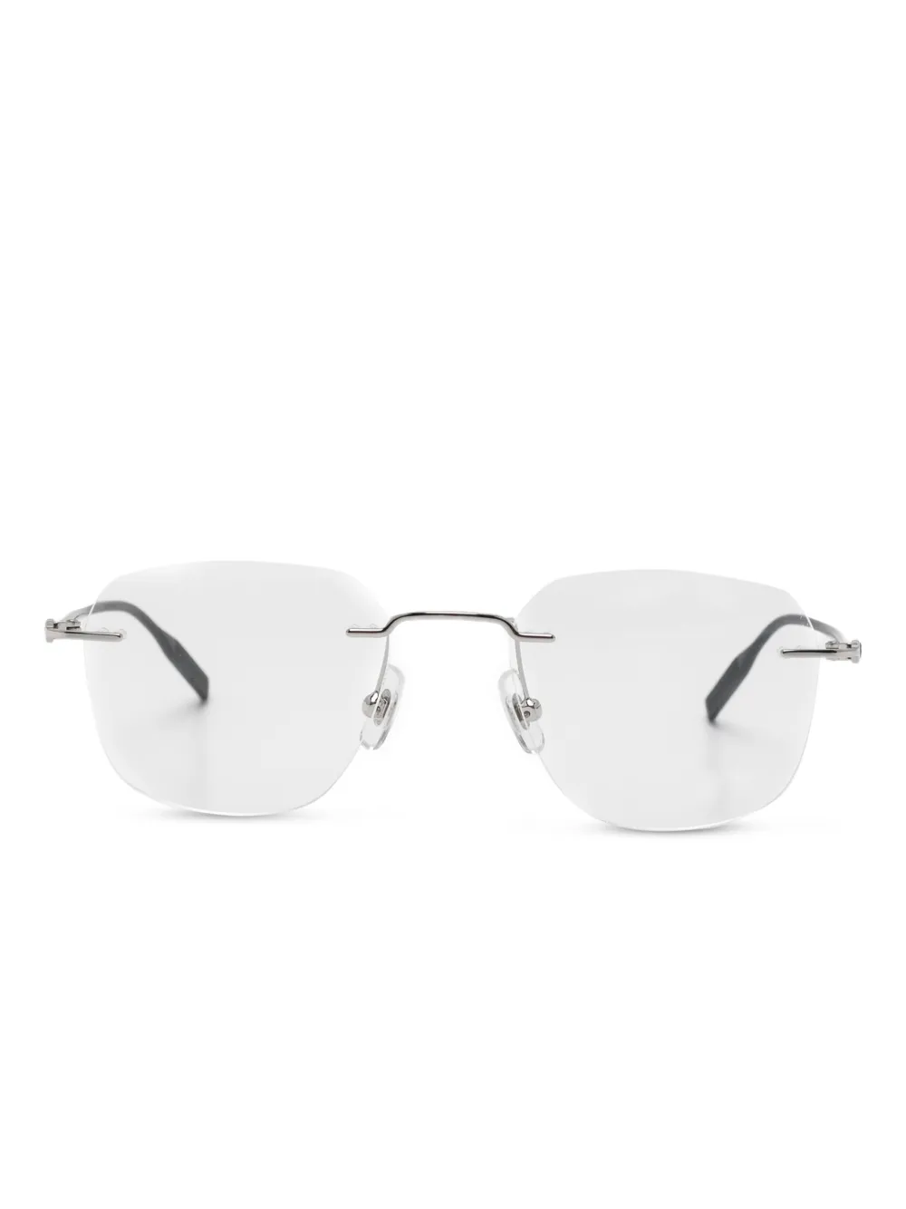 Montblanc rimless-frame glasses | White | Image 1