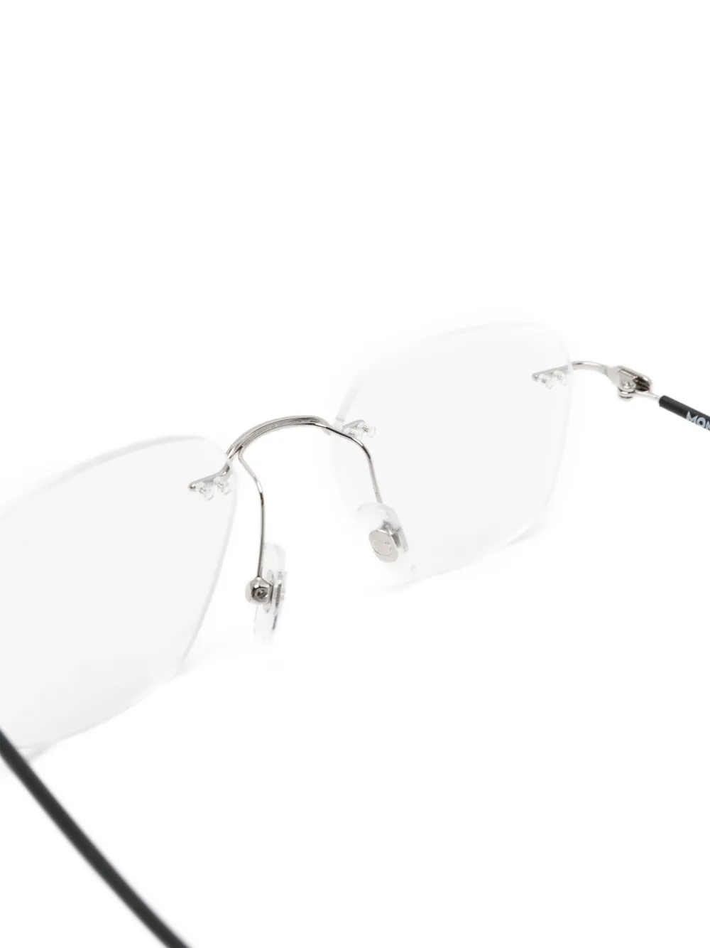 Montblanc Bril met randloos montuur Zilver