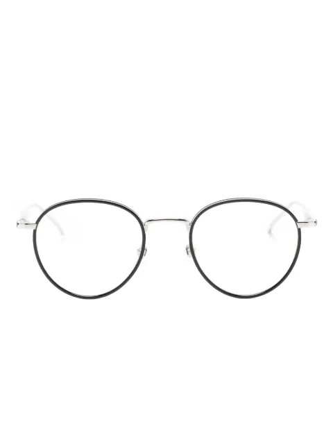 Montblanc lentes con armazón ovalada