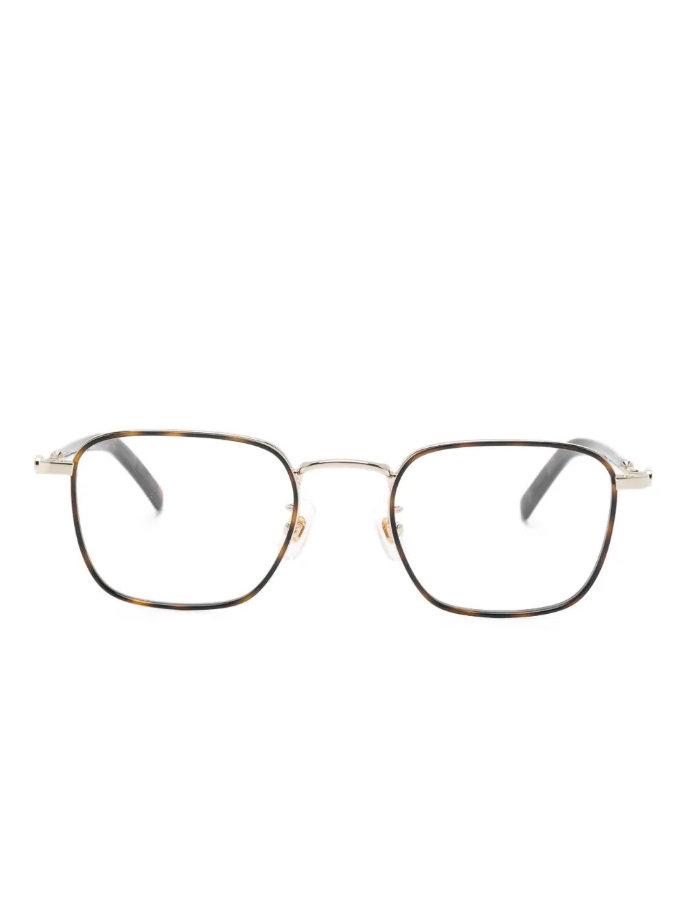 Montblanc Brille mit eckigem Gestell - Braun