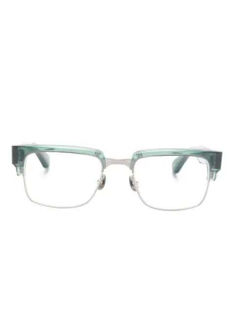 Matsuda rectangle-frame glasses