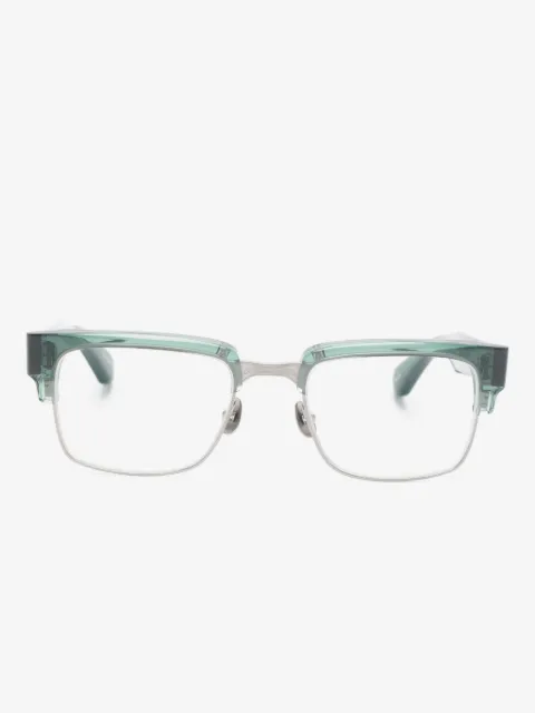 Matsuda rectangle-frame glasses