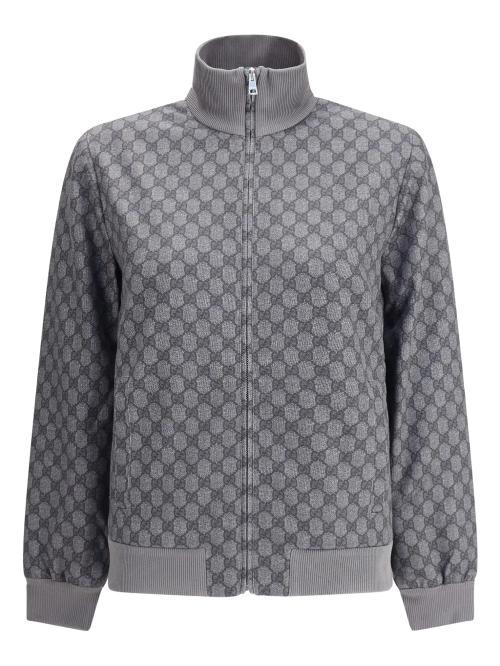 Gucci GG-monogram zip jacket | gris | Image 1