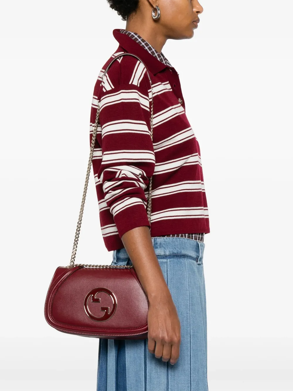 Gucci medium Blonde cross body bag Rood