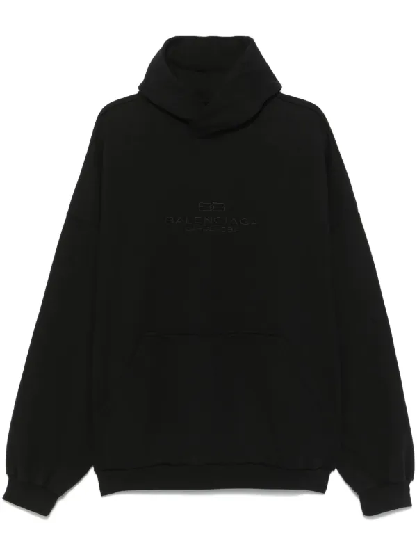 美品 バレンシアガ パーカー GARDE ROBE hoodie Balenciaga Garderobe Hoodie | ブラック | FARFETCH JP