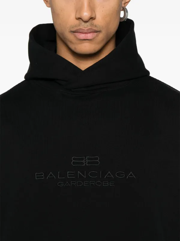 Balenciaga Garderobe Hoodie | Black | FARFETCH